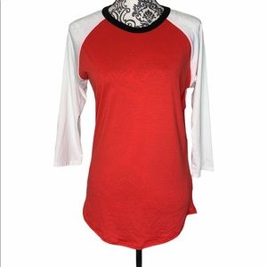 LuLaRoe Randy 3/4 sleeve t-shirt